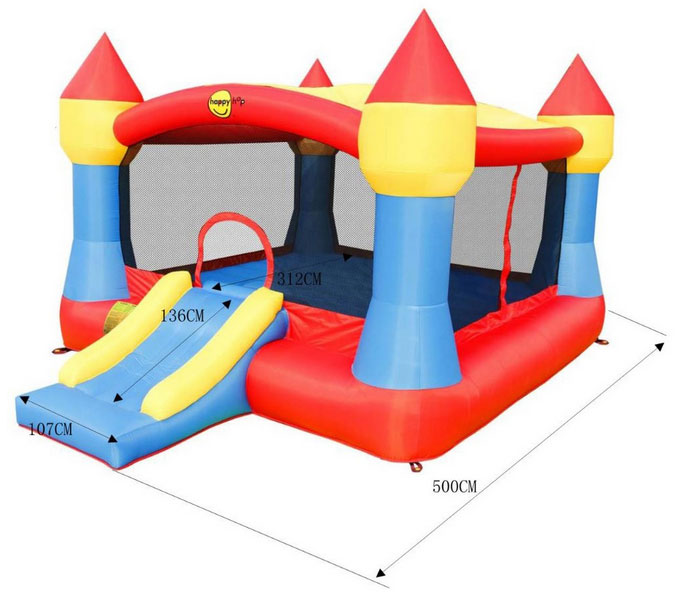 Gioco gonfiabile per bambini GRAN CASTELLO da esterno